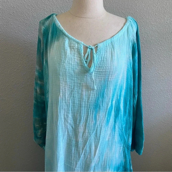 XCVI Noyer Double Gauze Cotton Dress Size Small NWT - Picture 2 of 8